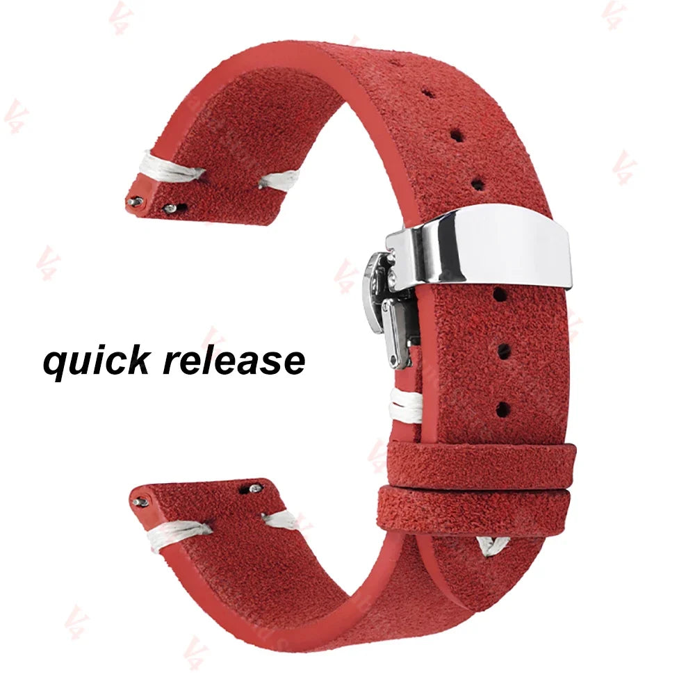 OnePlus Watch Stitched Suede Band with Butterfly Clasp