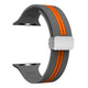 gray orange-Silver