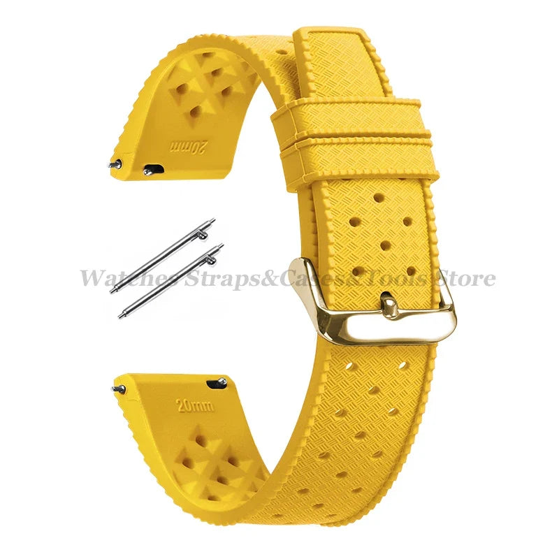 Samsung Galaxy Watch 7, 6, 5, 4 & FE Tropic-Style Silicone Band