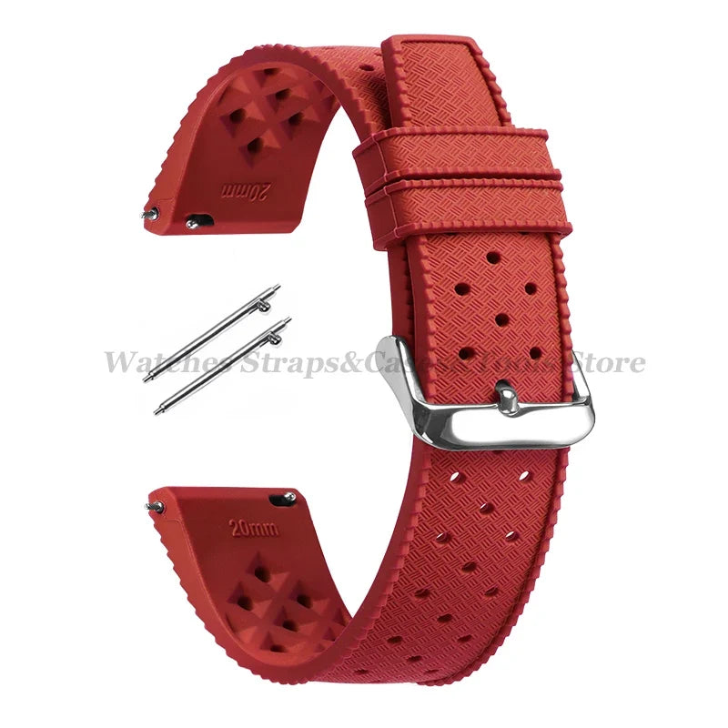 Samsung Galaxy Watch 7, 6, 5, 4 & FE Tropic-Style Silicone Band