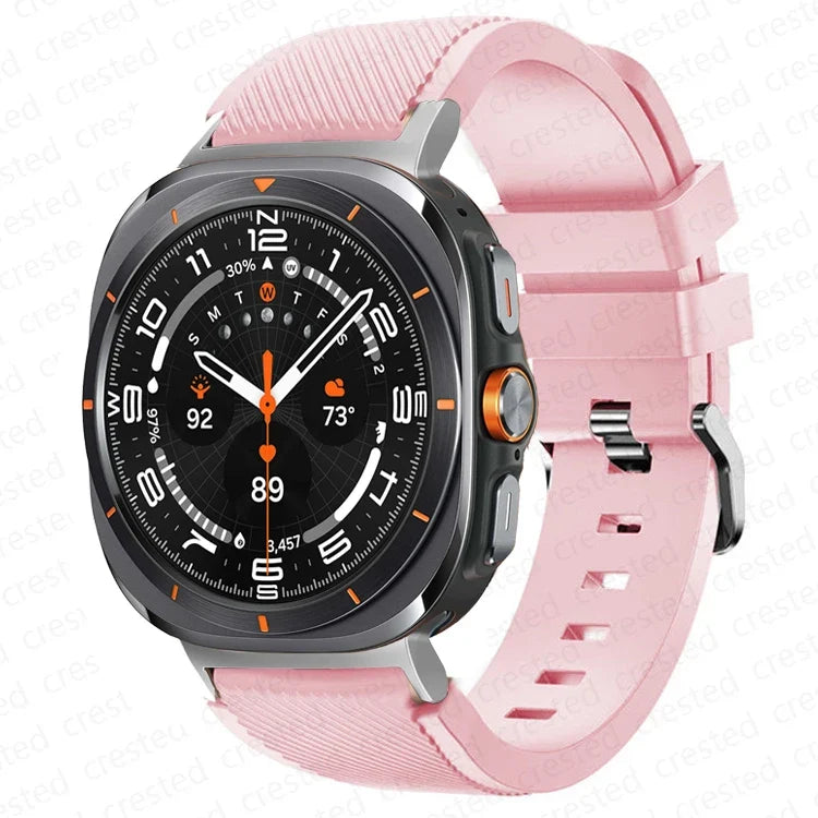Samsung Galaxy Silicone Sport Watch Band - 20mm/Ultra+Ultra2