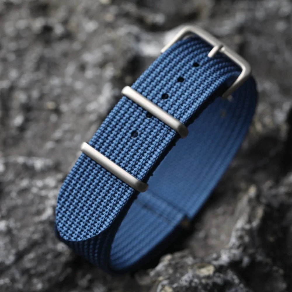 OnePlus Nylon Watch Band, Ribbed Fabric Strap, Pin Buckle, Unisex