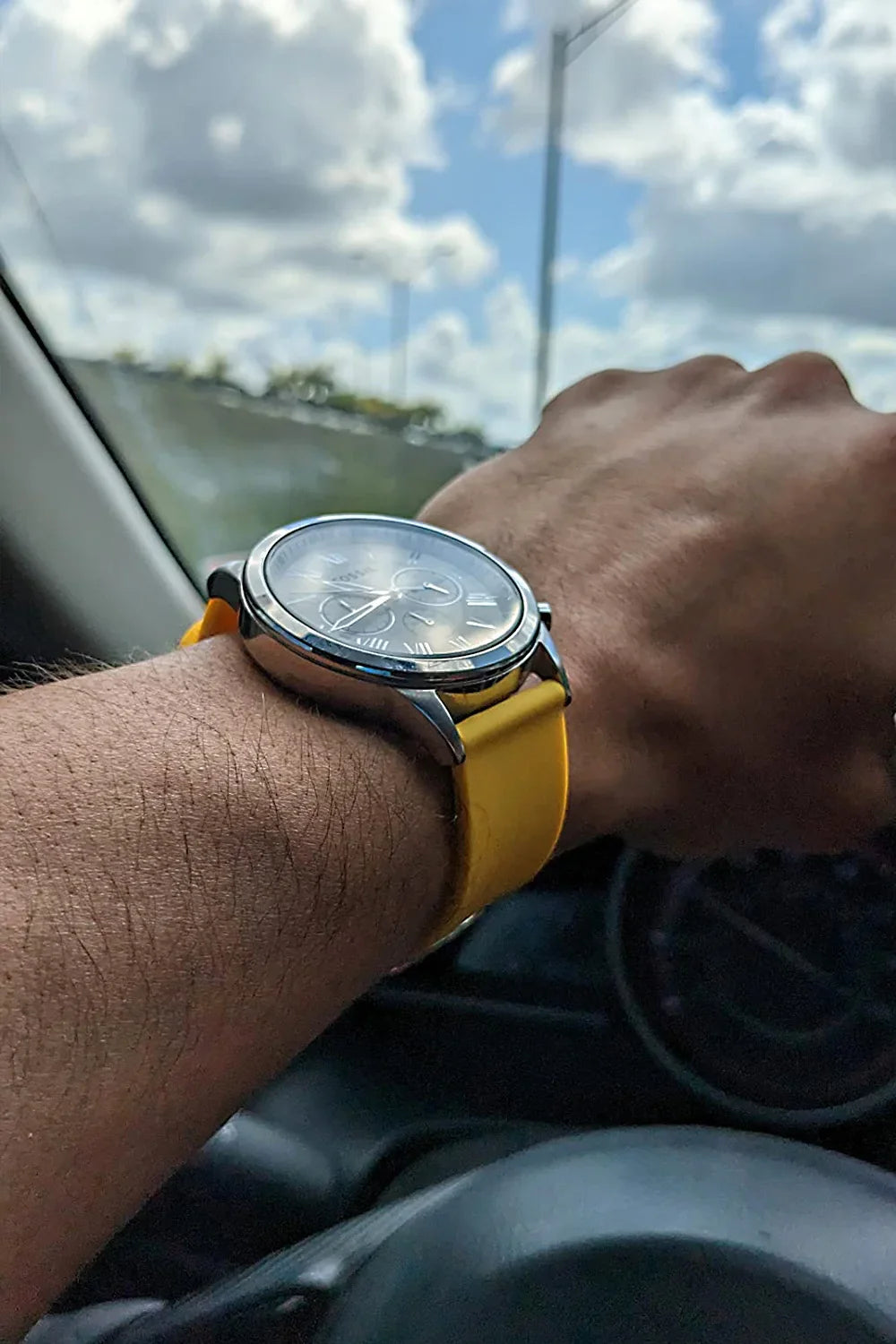 Motorola Moto Watch Curved-End Silicone Band