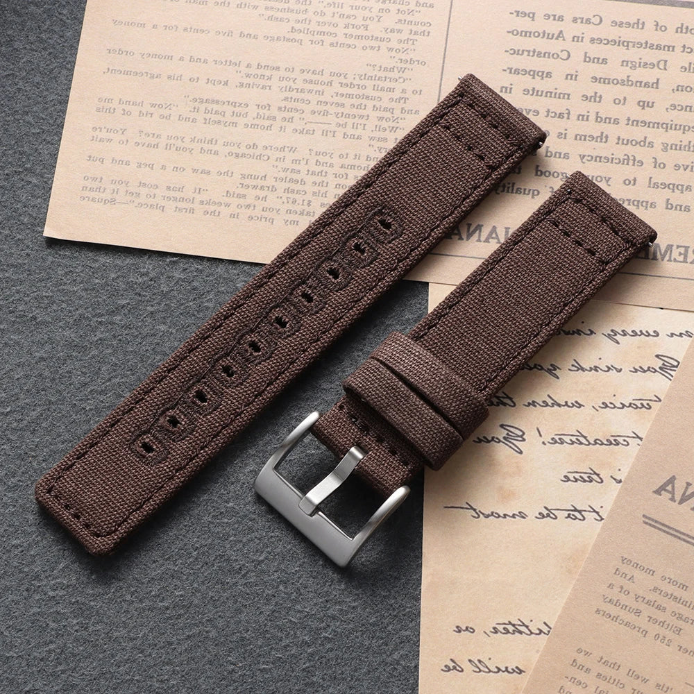 OnePlus Watch Stitched Canvas Nylon Band