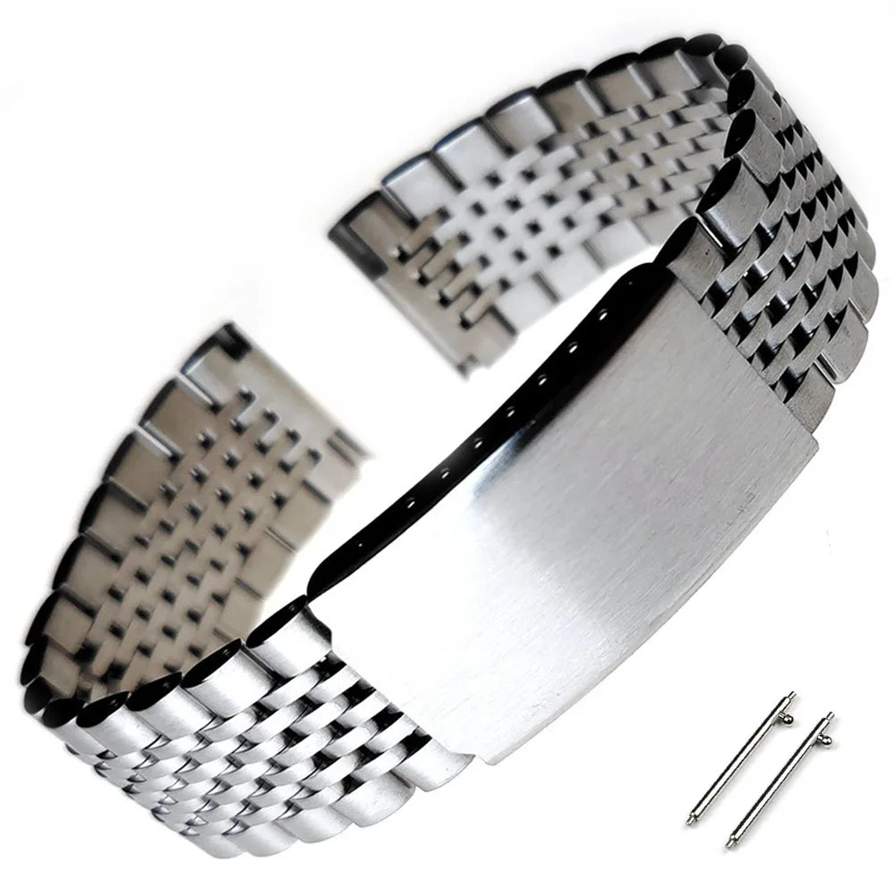Samsung Galaxy Watch 7, 6, 5, 4 & FE Beads of Rice Steel Bracelet