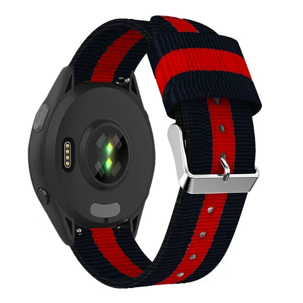 Garmin Canvas Nylon Watch Band - Buckle Strap