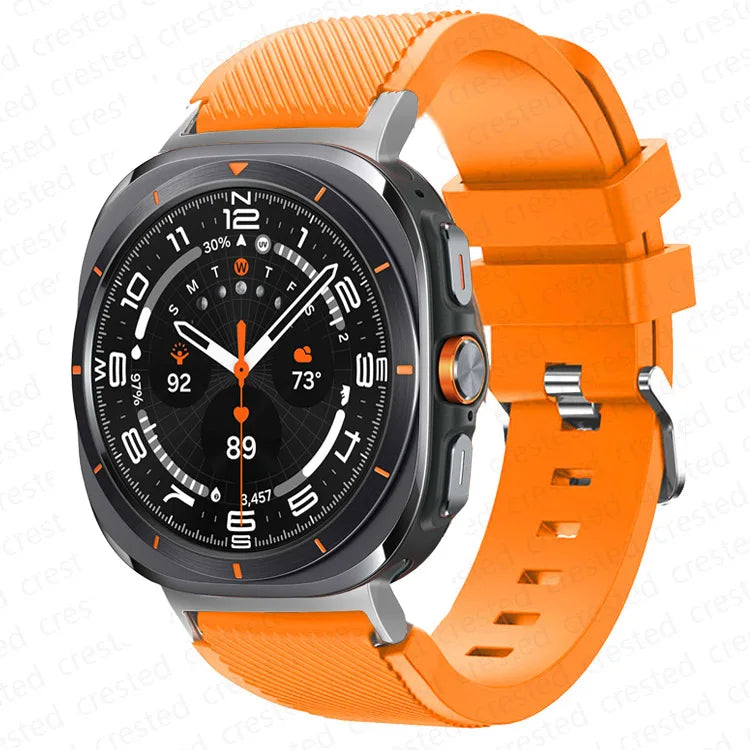 Samsung Galaxy Silicone Sport Watch Band - 20mm/Ultra+Ultra2