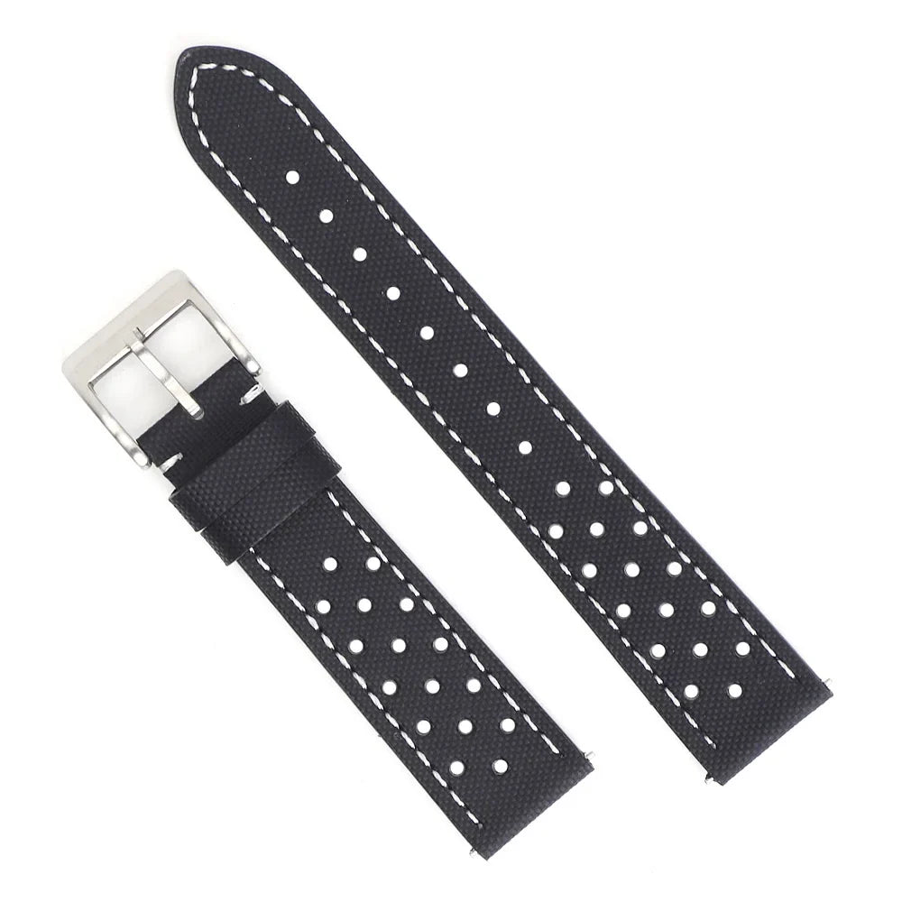 Samsung Galaxy Watch 7, 6, 5, 4 & FE Perforated Sailcloth Rally Band