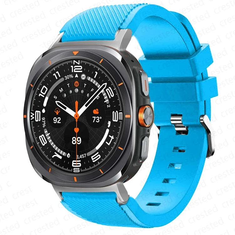 Samsung Galaxy Silicone Sport Watch Band - 20mm/Ultra+Ultra2