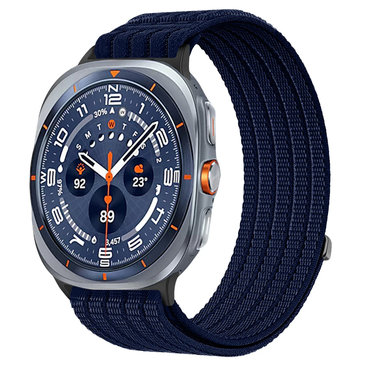 Samsung Galaxy Watch8, 9 & Ultra Ribbed Nylon Sport Loop