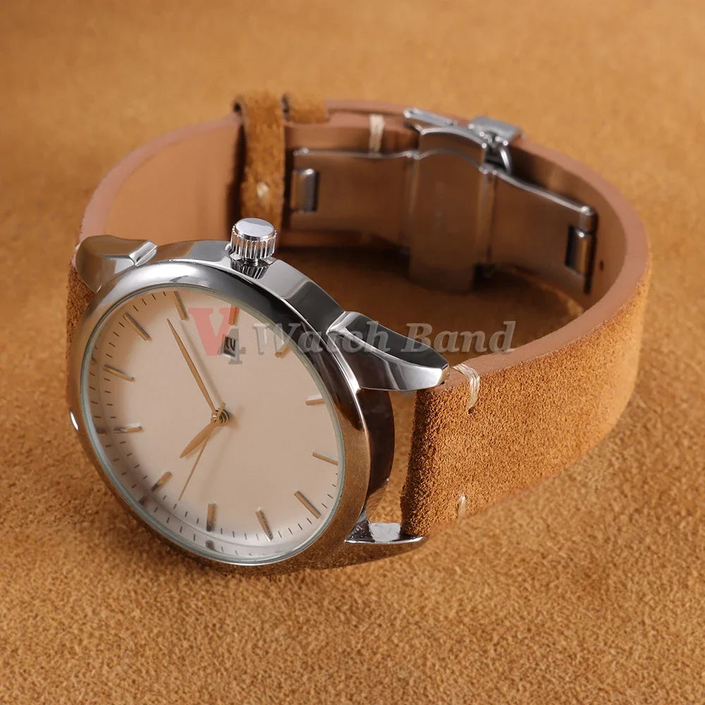 Huawei Watch & Watch GT Vintage Suede Band with Butterfly Clasp