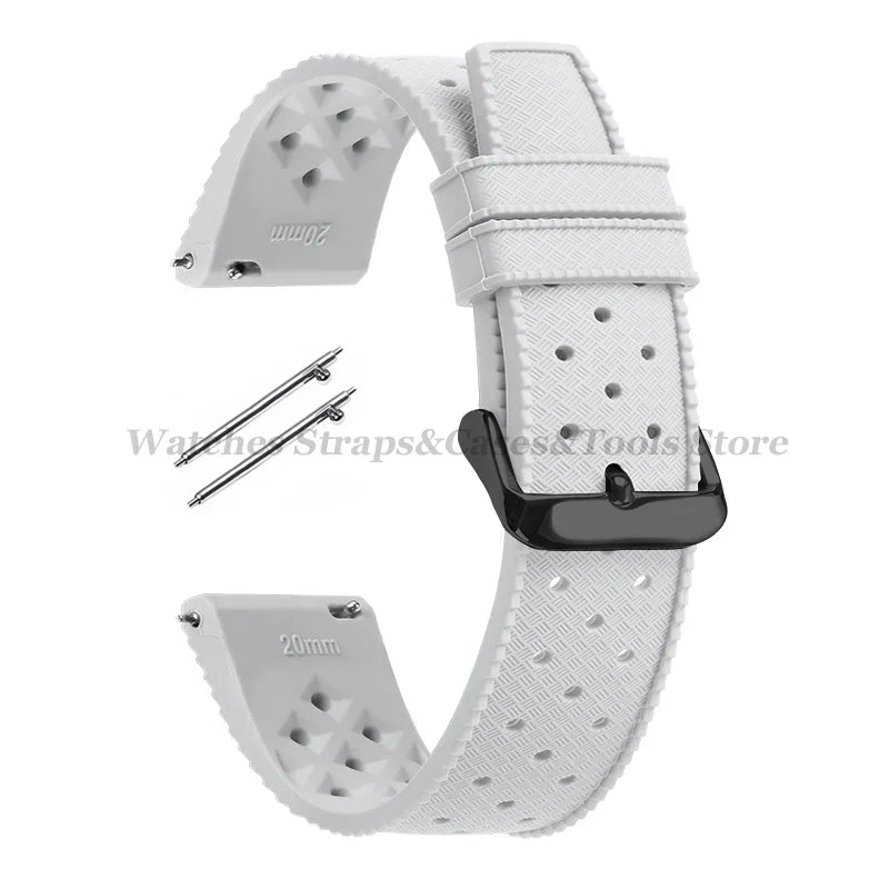 Samsung Galaxy Watch 7, 6, 5, 4 & FE Tropic-Style Silicone Band