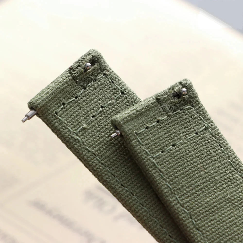 Motorola Moto Watch Stitched Canvas Nylon Band