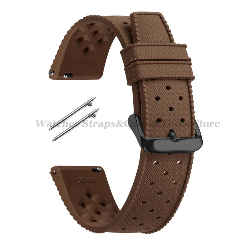 Samsung Galaxy Watch 7, 6, 5, 4 & FE Tropic-Style Silicone Band