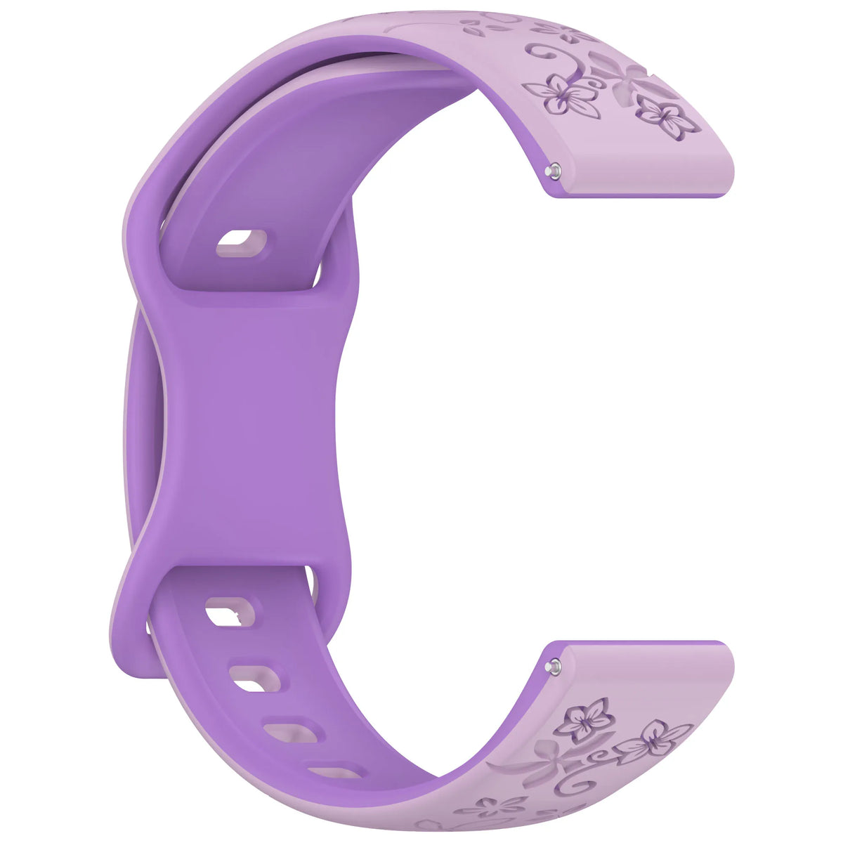 Motorola Moto Watch Floral Engraved Silicone Band