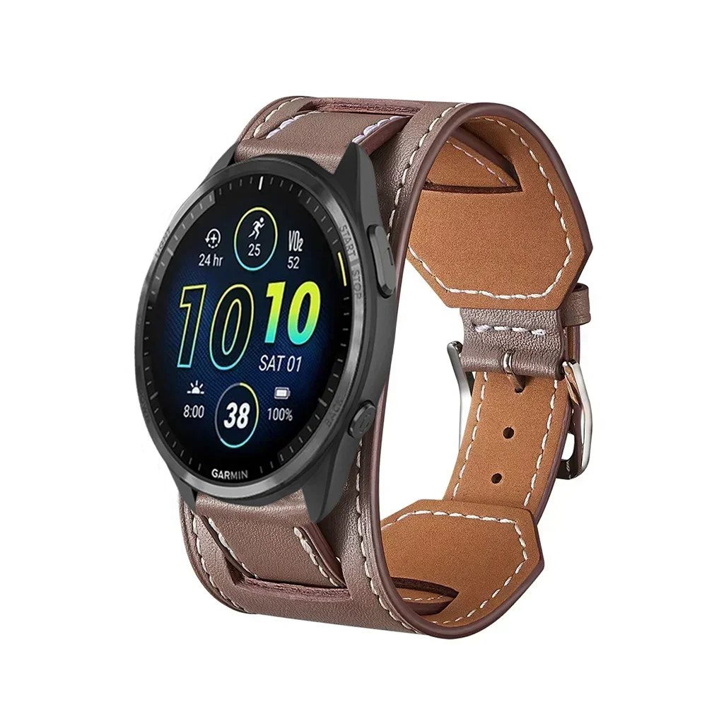 Garmin Leather Watch Band - Classic Strap