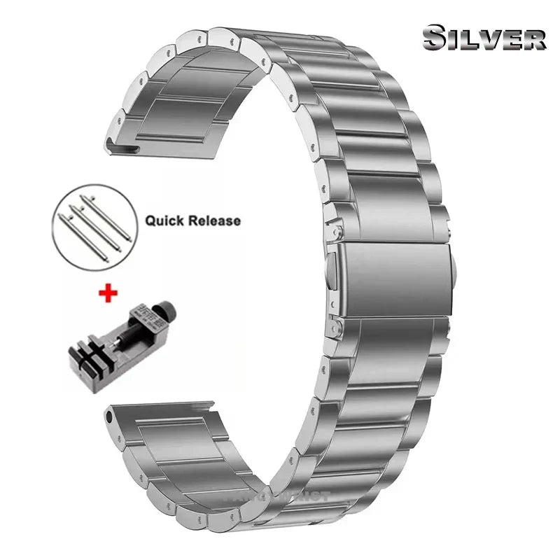 Samsung Galaxy Watch 7, 6, 5, 4 & FE Titanium Link Bracelet