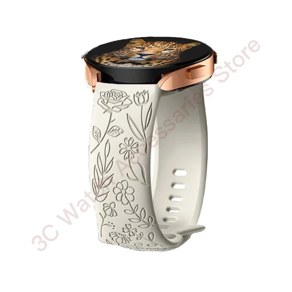 OnePlus Watch Rose Engraved Silicone Band