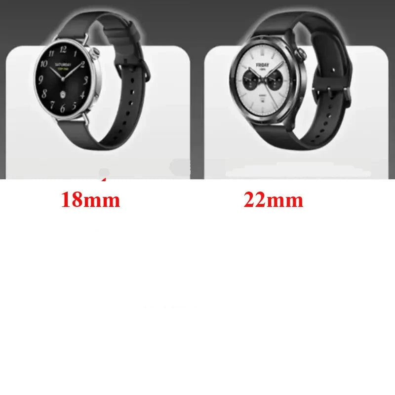 Samsung Galaxy Watch 7, 6, 5, 4 & FE Leather and Silicone Magnetic Band