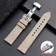 Beige, White Stitching