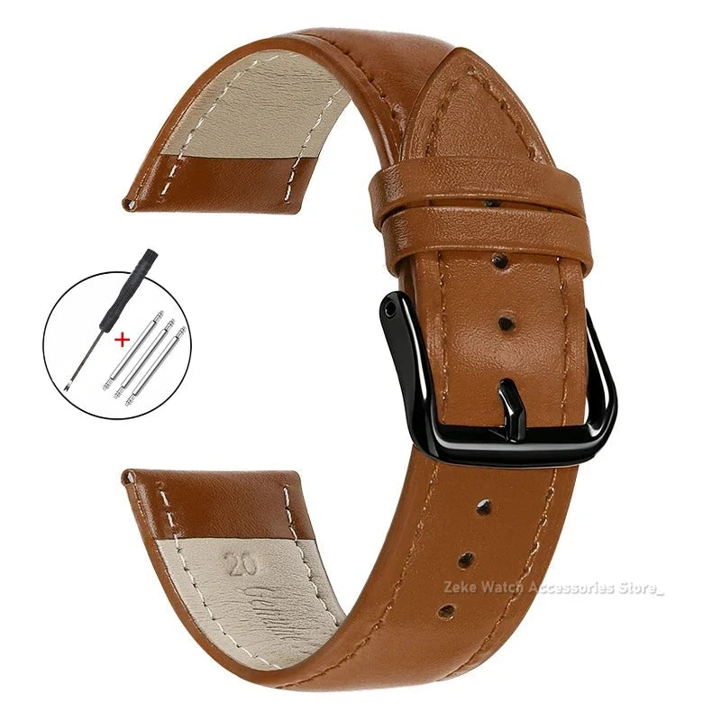 Motorola Moto Watch Slim Calfskin Band, Spring Bars & Tool