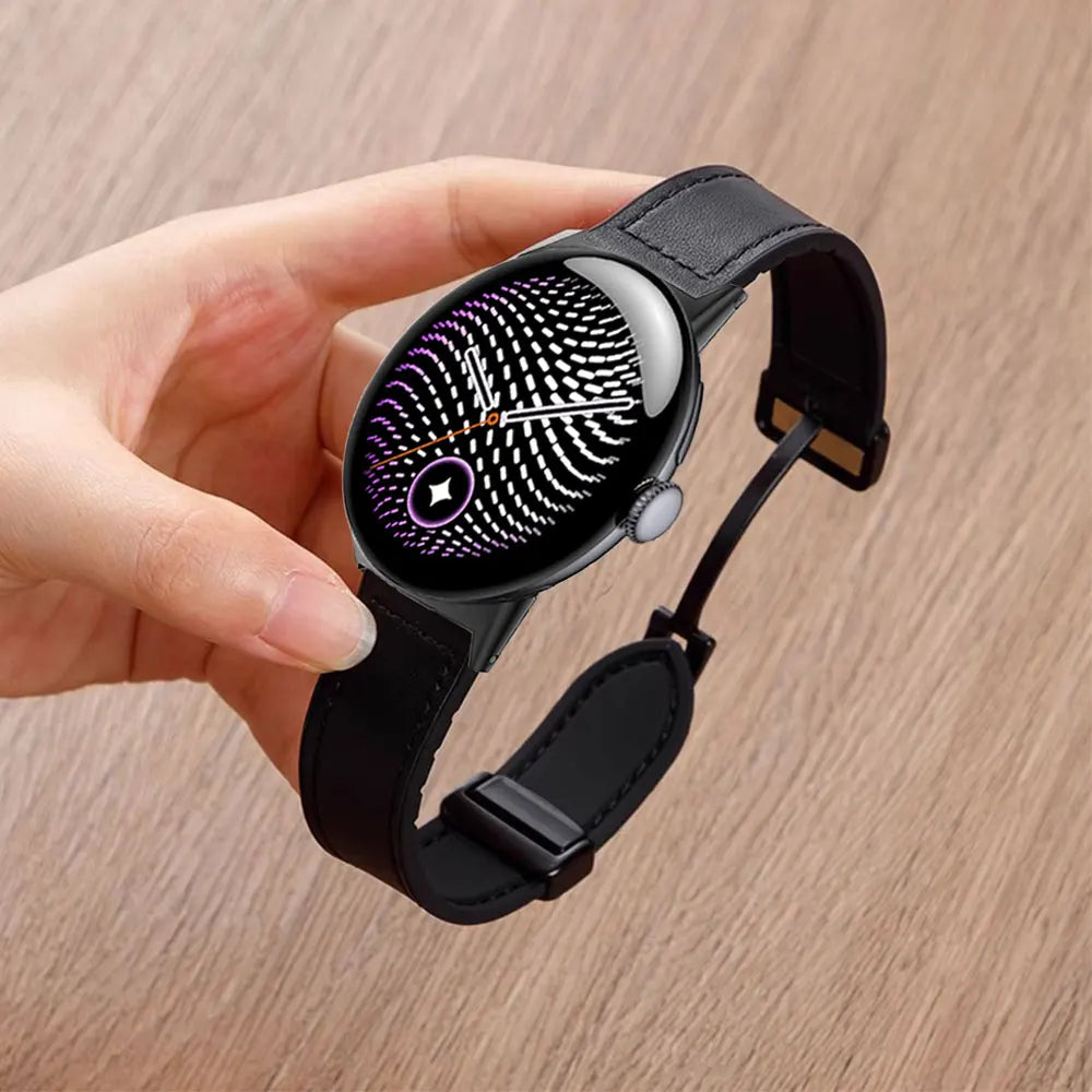 Google Pixel Watch Magnetic Leather & Silicone Band