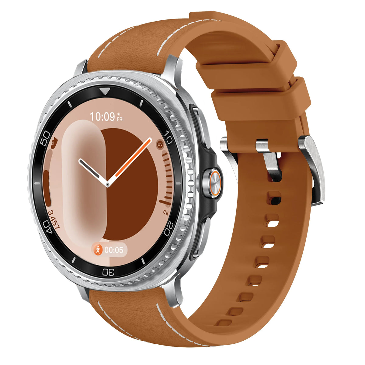 Samsung Galaxy Silicone Leather Watch Band - Watch8/Watch8 Classic/Watch9