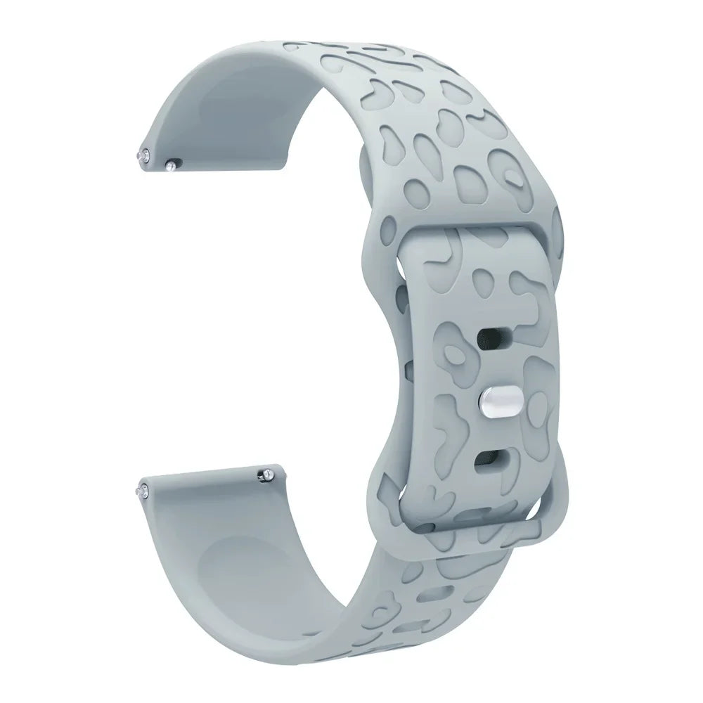Motorola Moto Watch Leopard Print Silicone Band