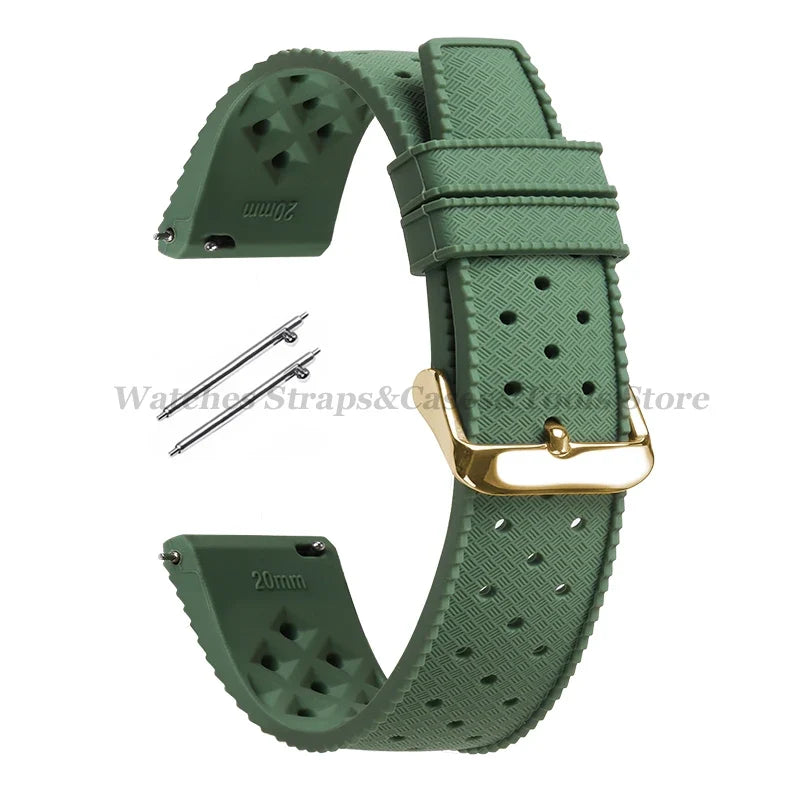 Samsung Galaxy Watch 7, 6, 5, 4 & FE Tropic-Style Silicone Band