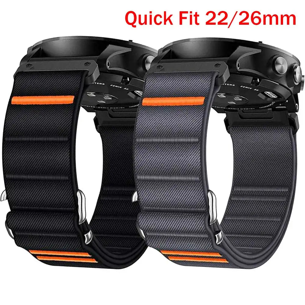 Garmin Nylon Smartwatch Band - QuickFit Buckle Strap