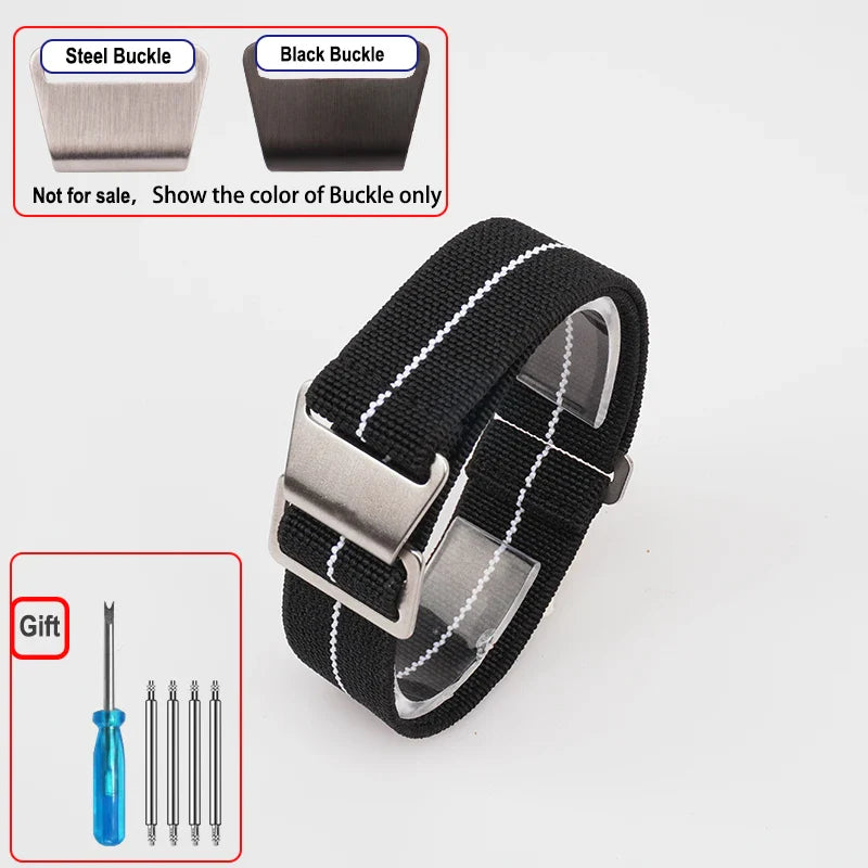OnePlus Smartwatch Bands Nylon Elastic Parachute Fabric Watch Strap