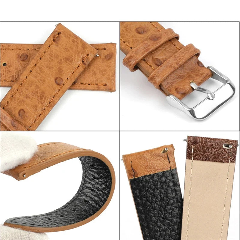 Huawei Watch & Watch GT Ostrich-Pattern Leather Band