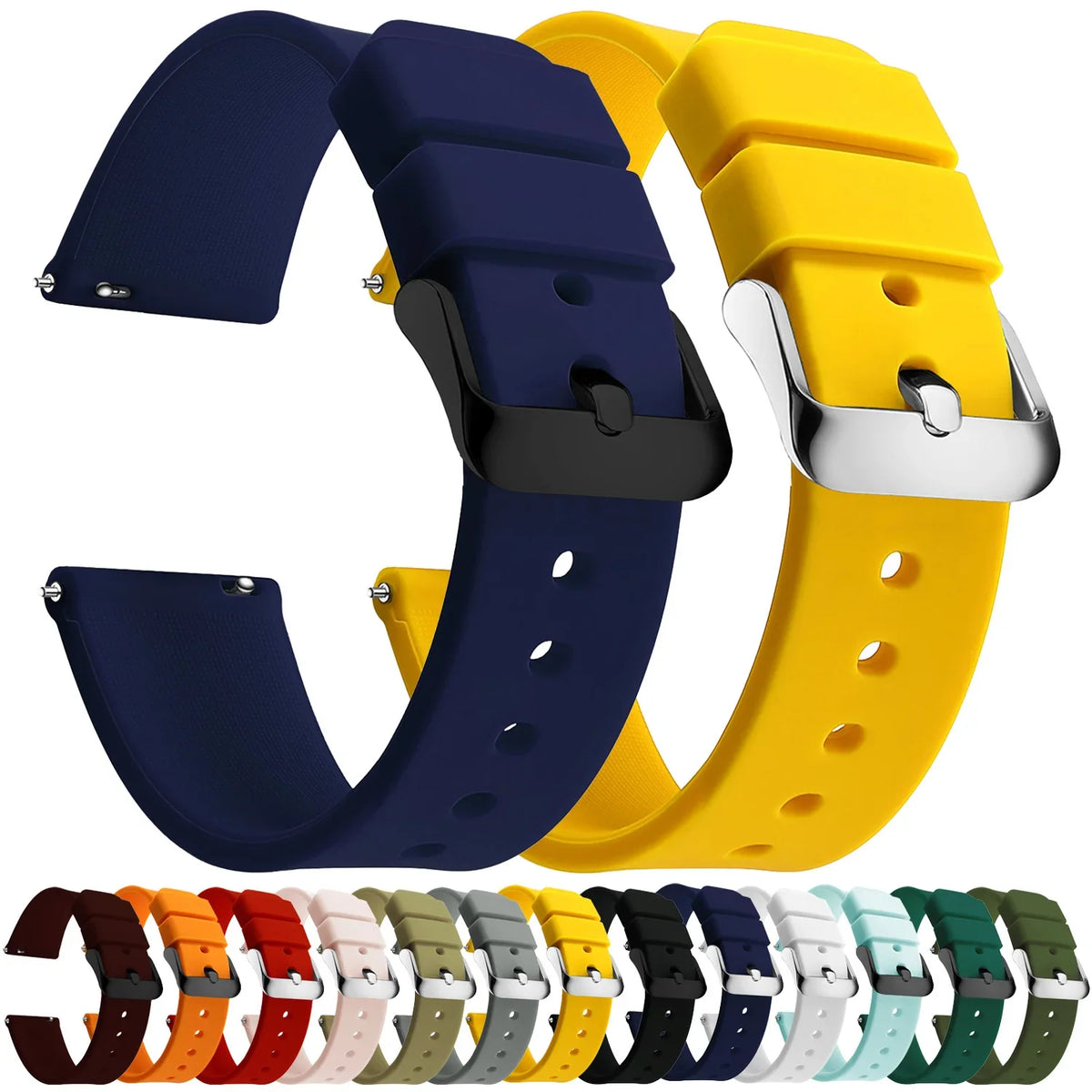 Huawei Watch & Watch GT Curved-End Silicone Band