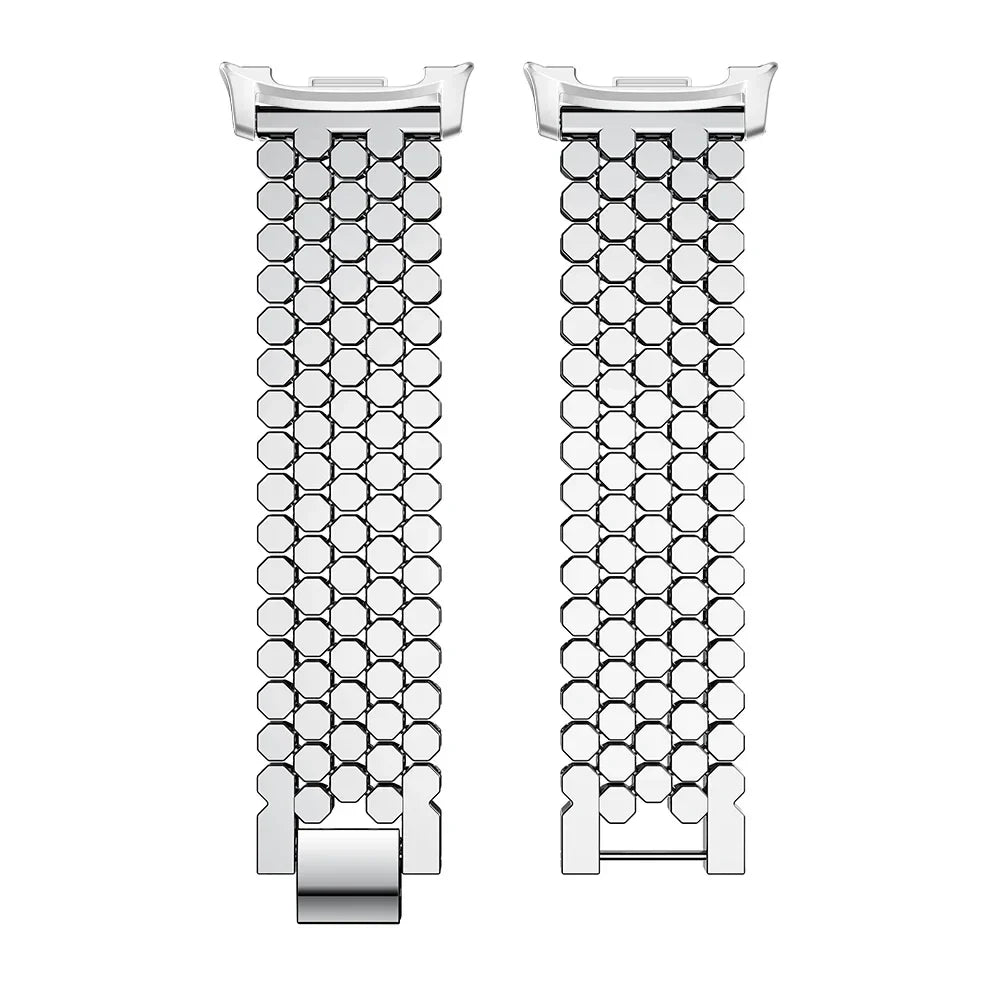 Samsung Galaxy Zinc Alloy Honeycomb Watch Band - Watch8/Watch8 Classic/Watch9/Ultra/Ultra2
