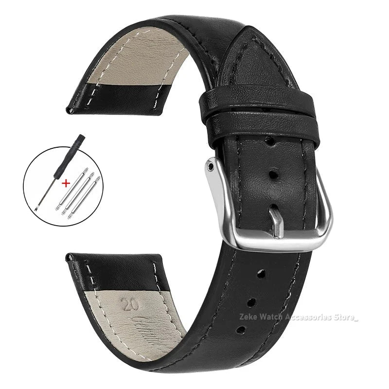 Motorola Moto Watch Slim Calfskin Band, Spring Bars & Tool