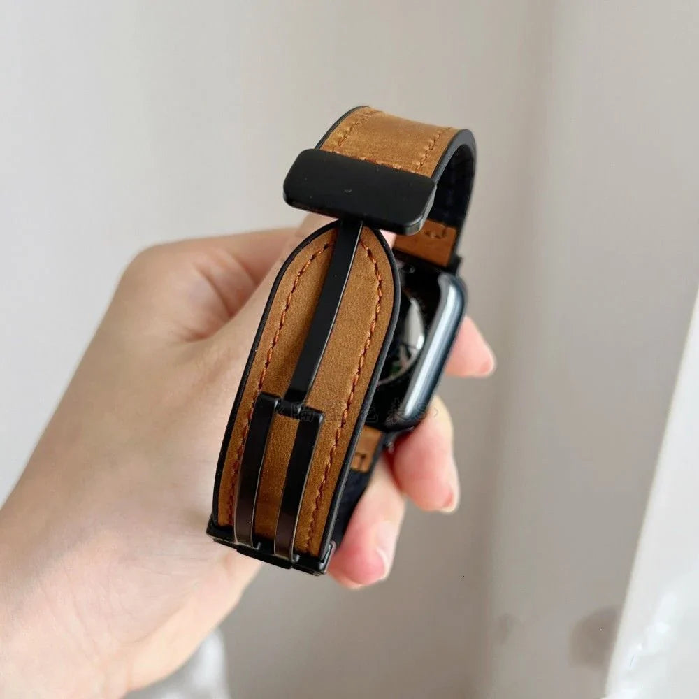Google Pixel Watch Magnetic Leather & Silicone Band
