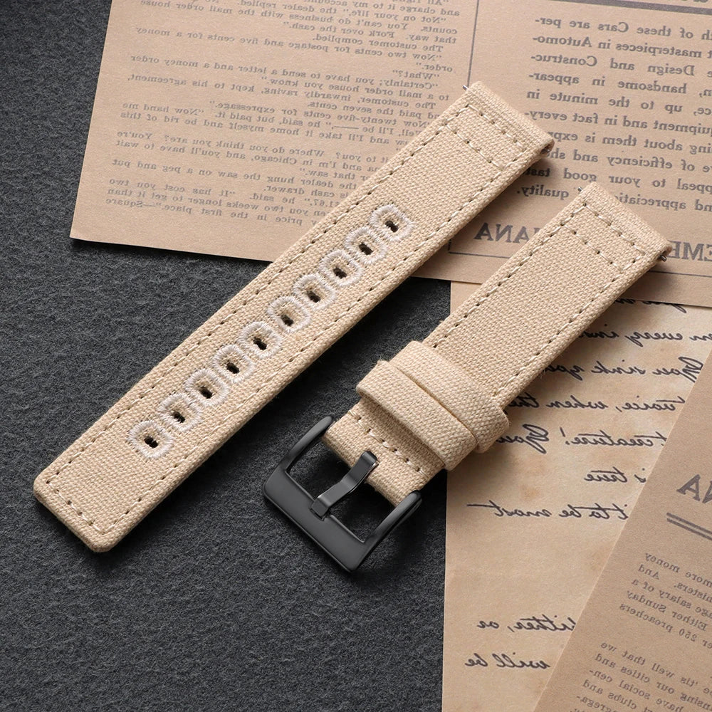 OnePlus Watch Stitched Canvas Nylon Band
