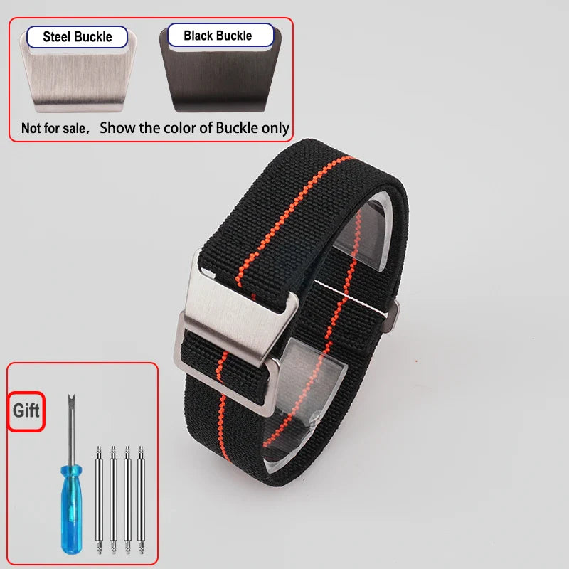 OnePlus Smartwatch Bands Nylon Elastic Parachute Fabric Watch Strap