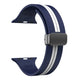 blue white-Black