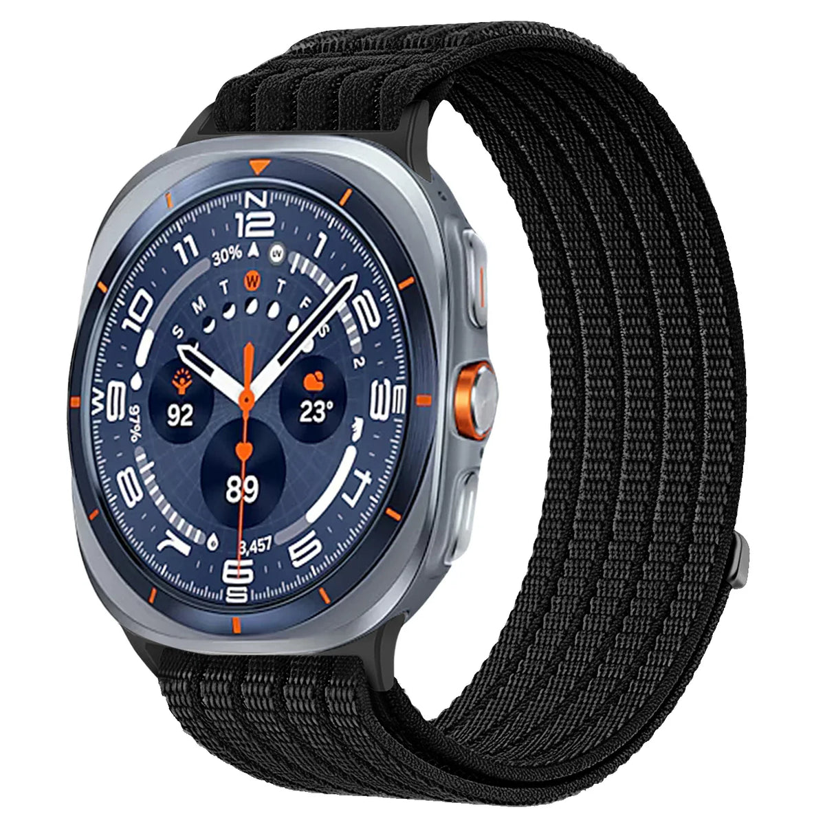 Samsung Galaxy Watch8, 9 & Ultra Ribbed Nylon Sport Loop