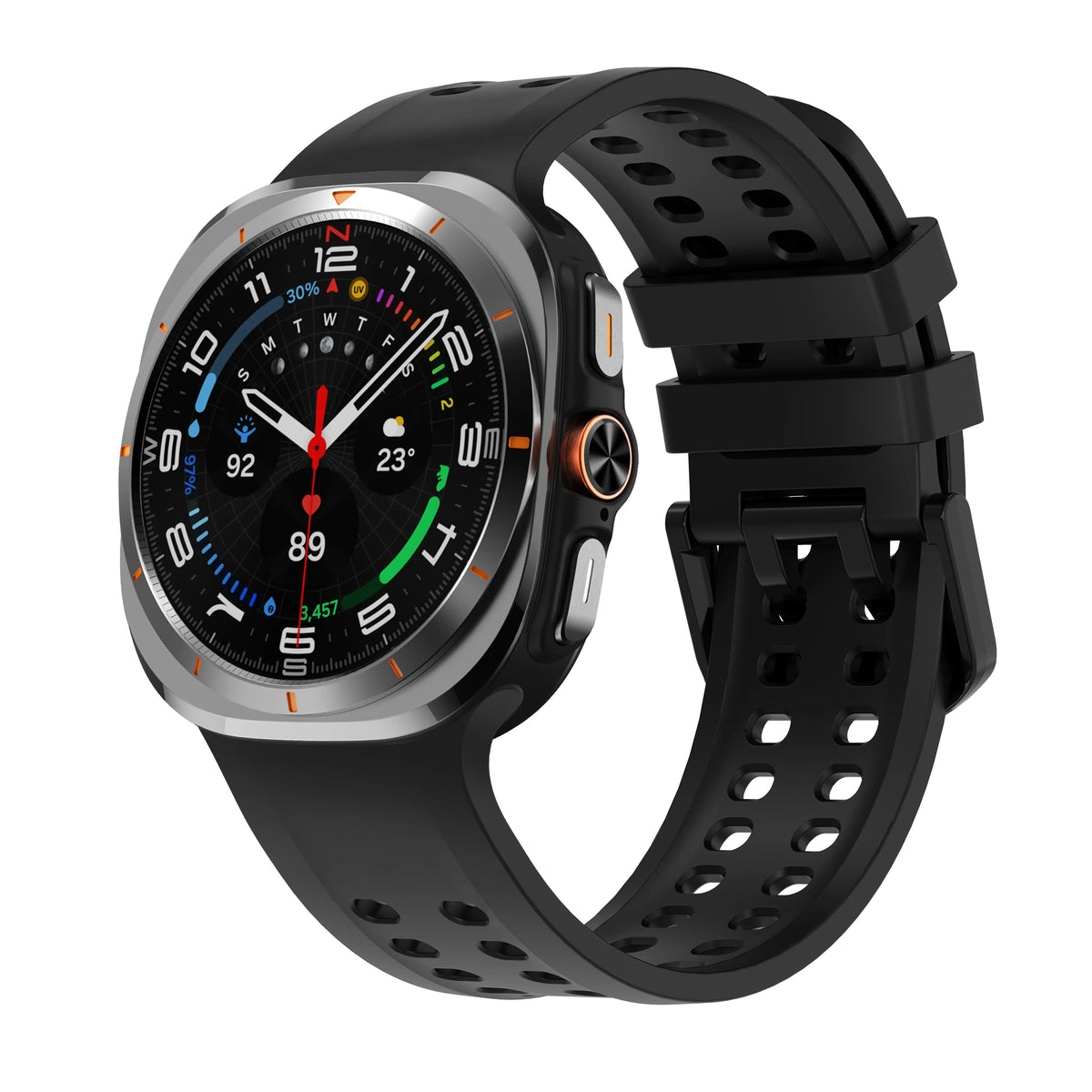 Samsung Galaxy Silicone Sport Watch Band For Ultra/Ultra2 Replacement Strap