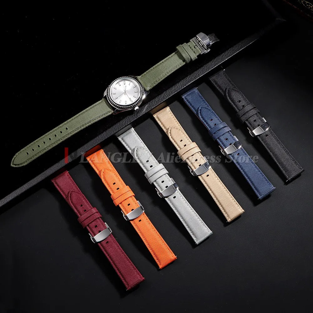 OnePlus Smartwatch Bands Quick Release Sailcloth Nylon Watch Straps