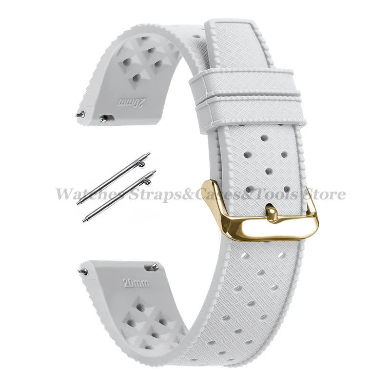 Samsung Galaxy Watch 7, 6, 5, 4 & FE Tropic-Style Silicone Band