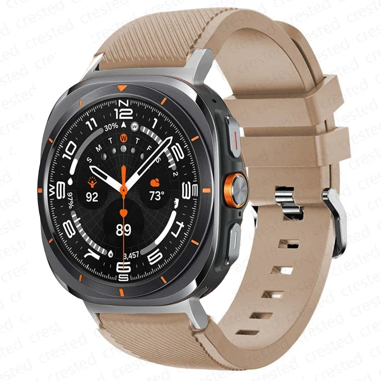 Samsung Galaxy Silicone Sport Watch Band - 20mm/Ultra+Ultra2