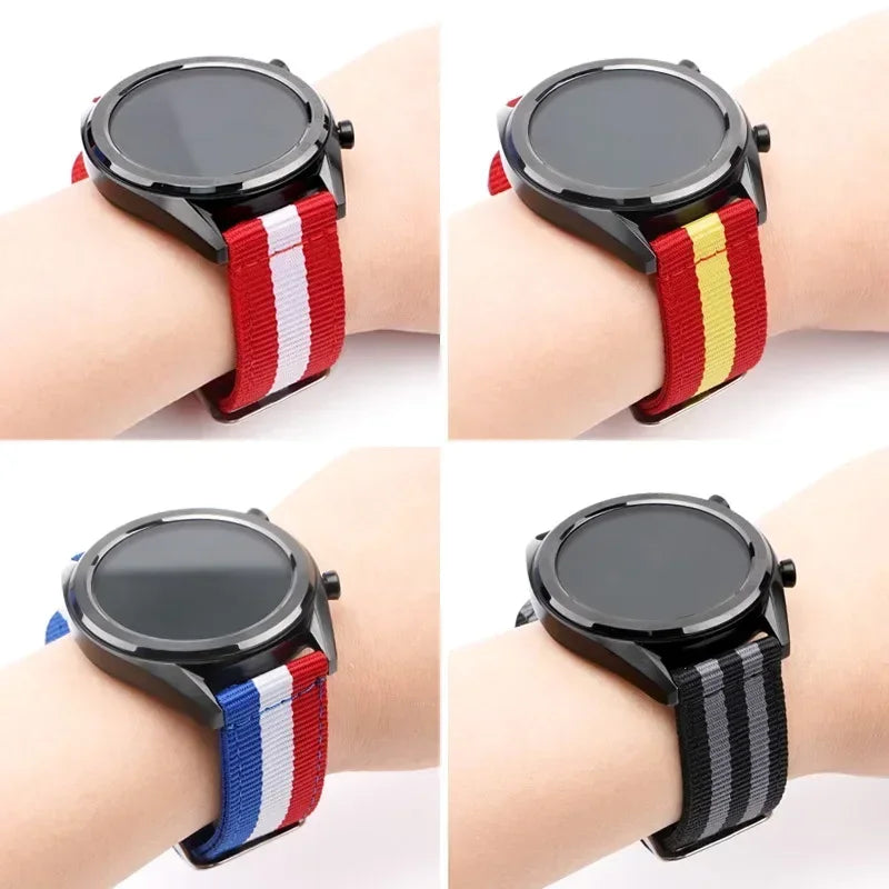 Garmin Canvas Nylon Watch Band - Buckle Strap