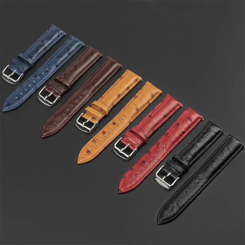 Motorola Moto Watch Ostrich-Pattern Leather Band