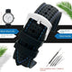 black blue silver