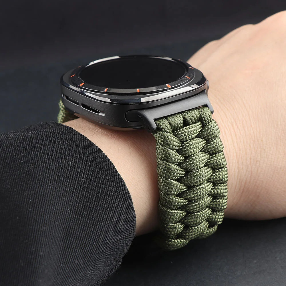 Samsung Galaxy Nylon Umbrella Rope Watch Band For Watch8/Watch8 Classic/Watch9/Ultra/Ultra2