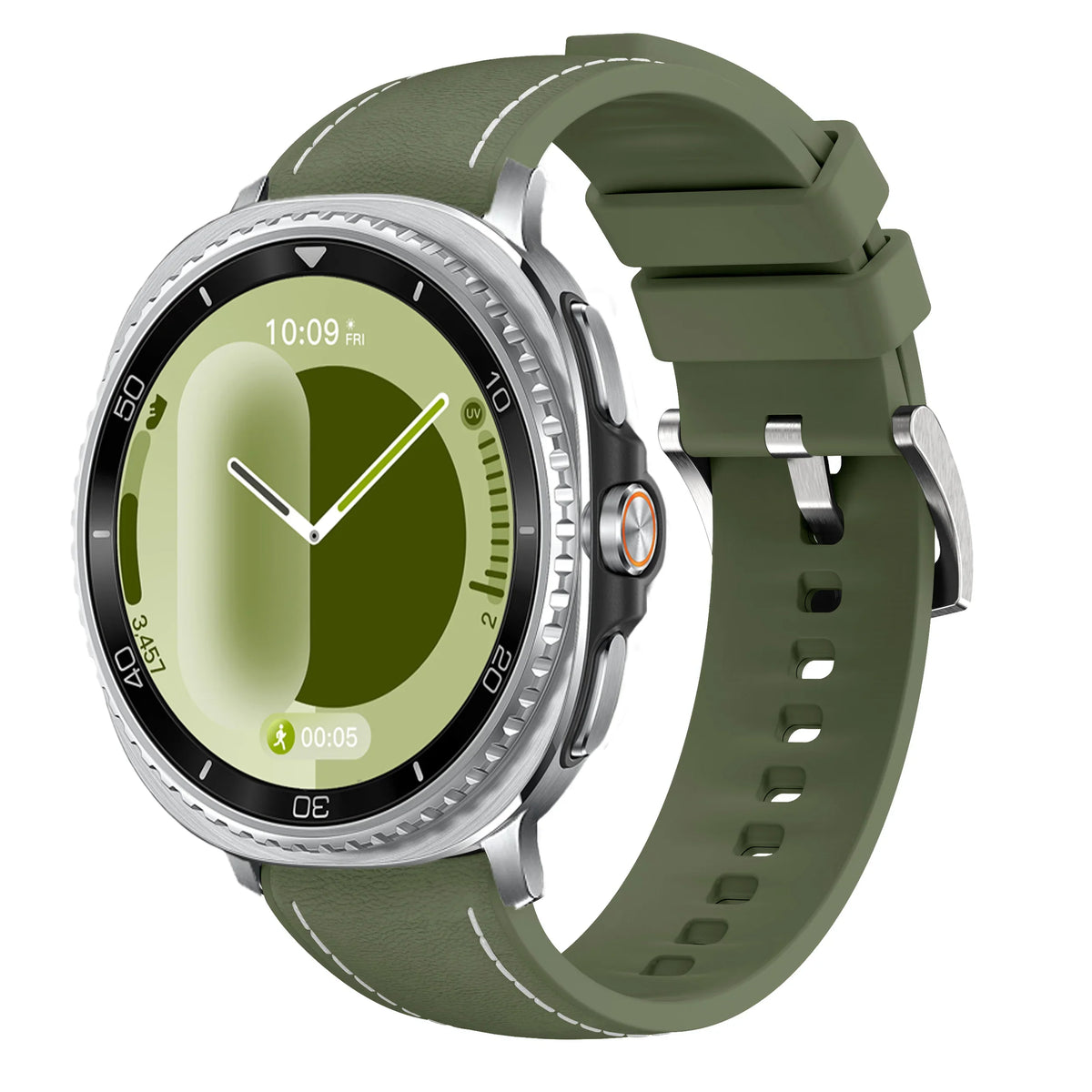 Samsung Galaxy Silicone Leather Watch Band - Watch8/Watch8 Classic/Watch9