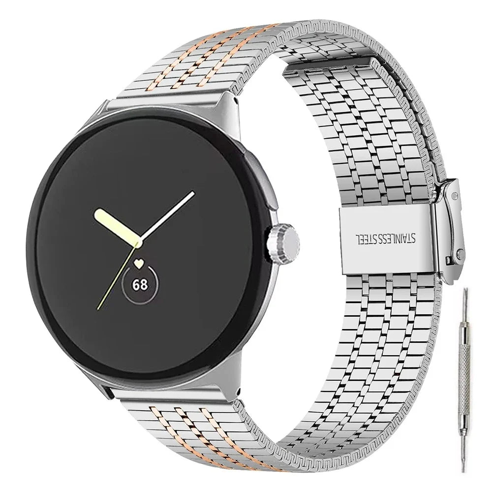 Google Pixel Watch Stainless Steel Seven-Bead Band